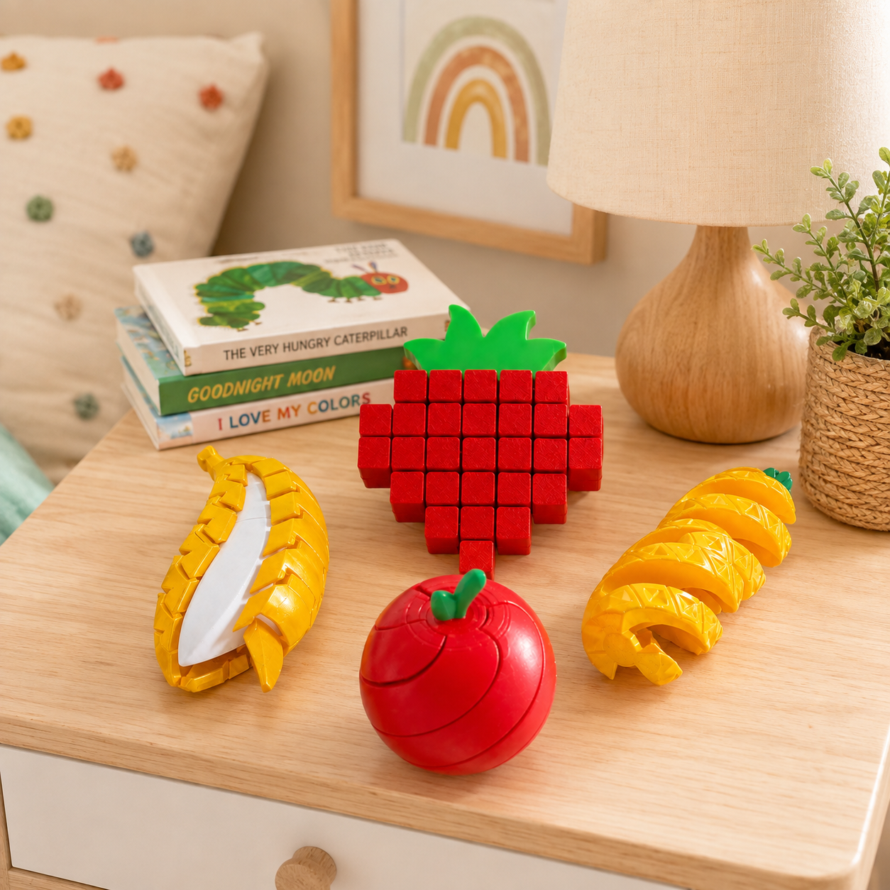 Combo Kit Sensorial Infantil – Frutas e Comidinhas Coloridas