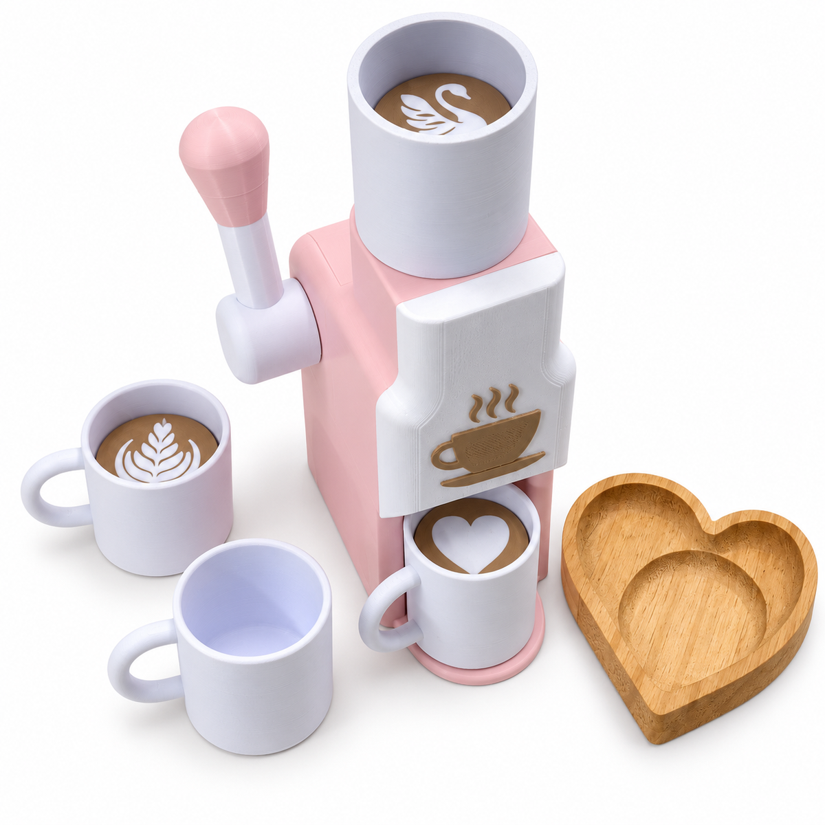 Cafeteira de Brinquedo Infantil Sensorial - Kit com Xícaras