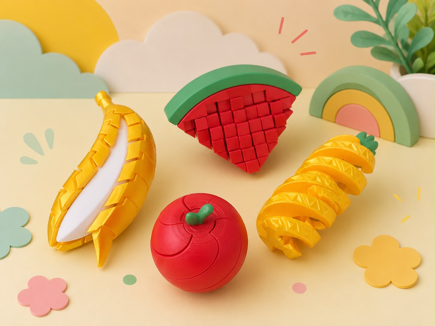 Kit Sensorial Frutas